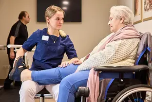 Physiotherapy session at the Plancoët clinic