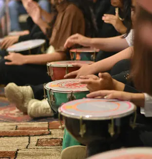 Séance groupe musicothérapie