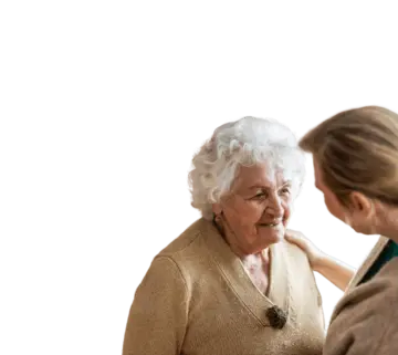 interaction dans une maison de retraite