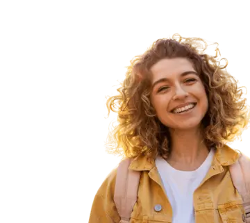 Jeune fille souriante